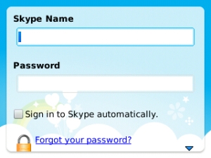 login skype for bb